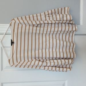 Striped Banana Republic Shirt with flared sleeves